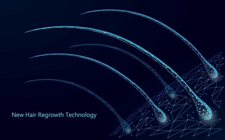 New Hair Regrowth Technology Graphic Design